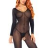 LEG AVENUE LONG SLEEVES BODYSTOCKING