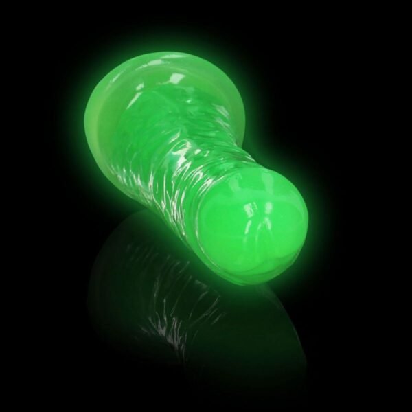 REALROCK GLOW IN THE DARK - REALISTIC DILDO 17,5 CM GREEN - Image 3