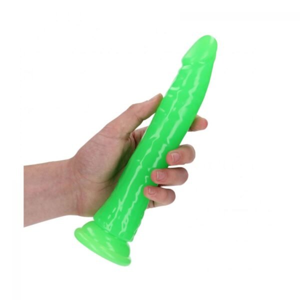 REALROCK GLOW IN THE DARK - REALISTIC DILDO 25 CM GREEN - Image 2