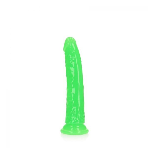 REALROCK GLOW IN THE DARK - REALISTIC DILDO 22 CM GREEN