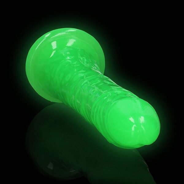 REALROCK GLOW IN THE DARK - REALISTIC DILDO 22 CM GREEN - Image 3