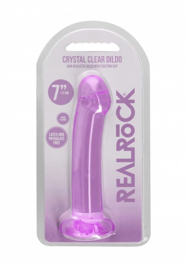 REALROCK - NON REALISTIC DILDO 17 CM PURPLE - Image 4